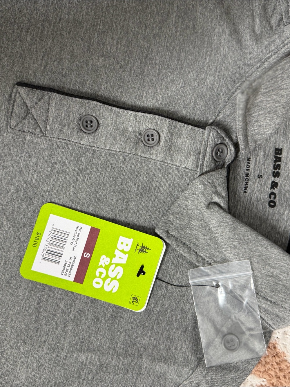 Men's Grey Henley Shirt